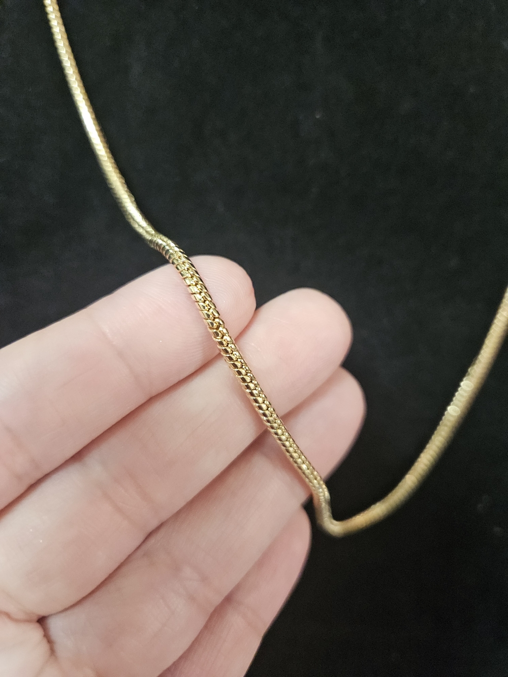 Gold Filled Snake Chain Necklace